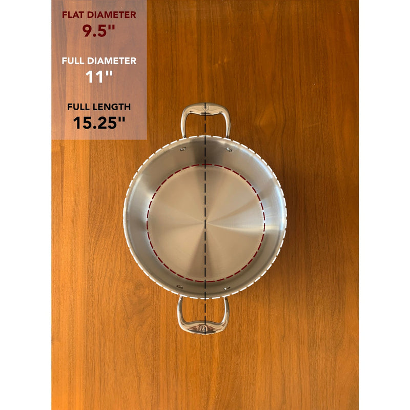 Heritage Steel | Titanium Series 6 Quart Rondeau with Lid