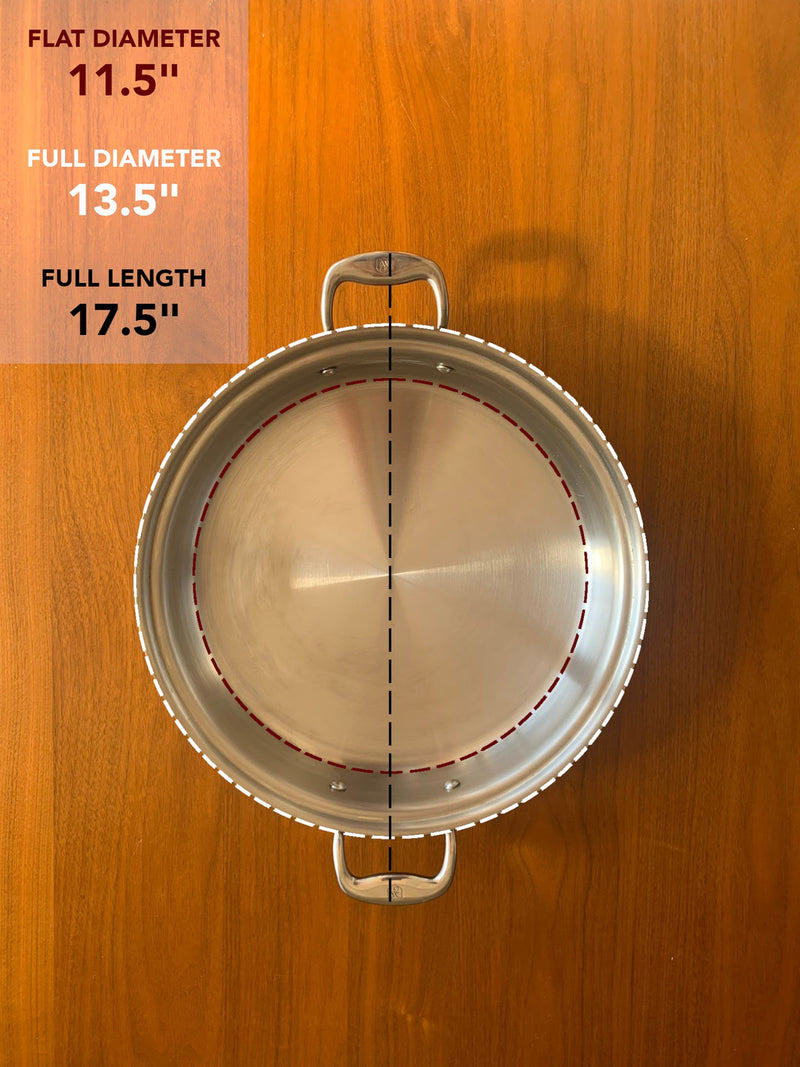 Heritage Steel | Titanium Series 8 Quart Rondeau with Lid