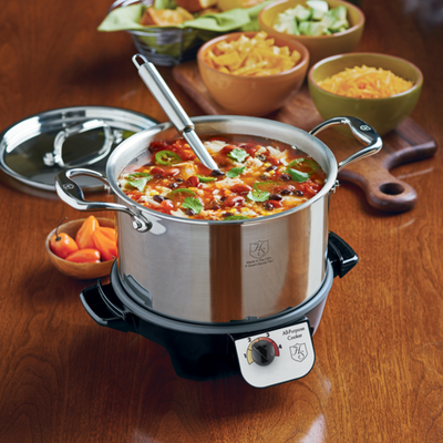 Heritage Steel | Titanium Series 5 Quart Stock Pots with Lid
