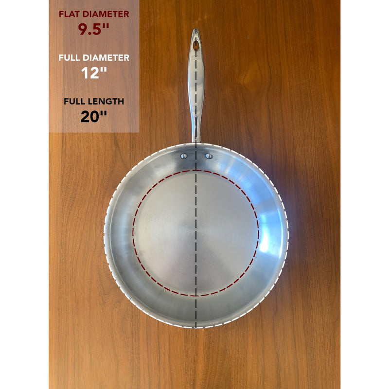 Heritage Steel | Titanium Series 12" Fry Pan