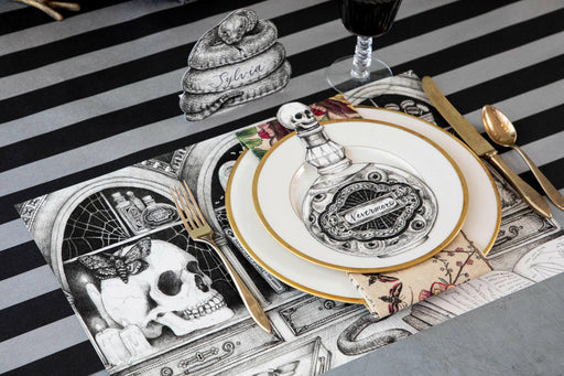 Spiderweb Table Runner from Hester & Cook's Halloween Collection, perfect for adding a spooky touch to your Halloween table décor.