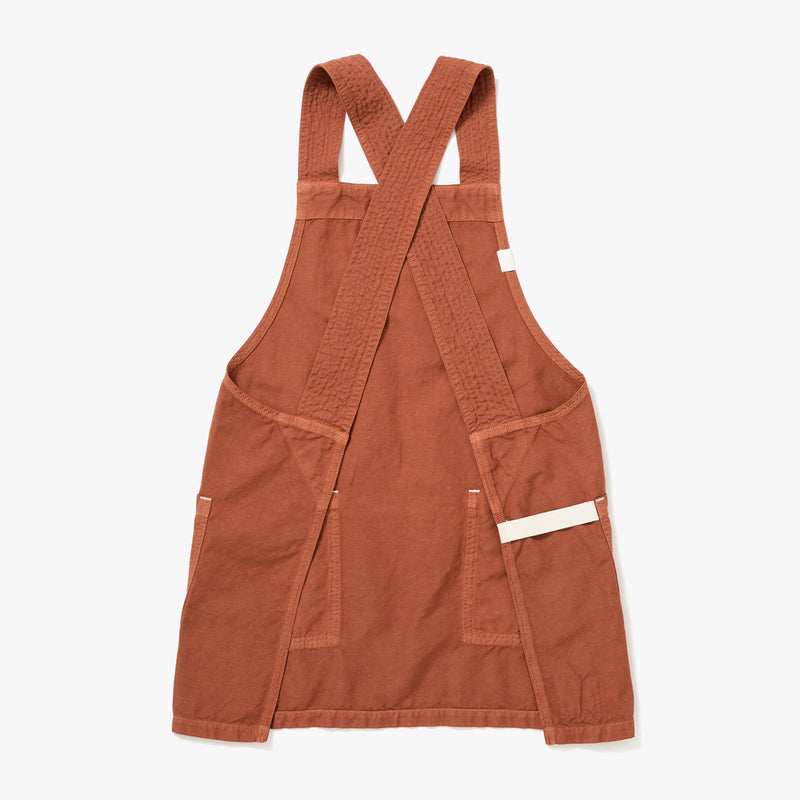Hedley & Bennett Smock Apron, Harissa Red — crossback construction