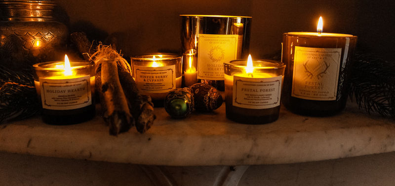 Lodestone Candles | Violet & Moss Candle