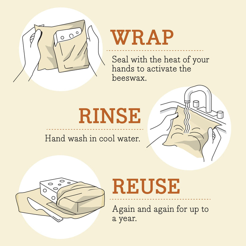 Bee's Wrap | Large Wrap 3 Pack