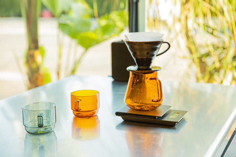 Hario | Glass Coffee and Tea Server 600ml Grey