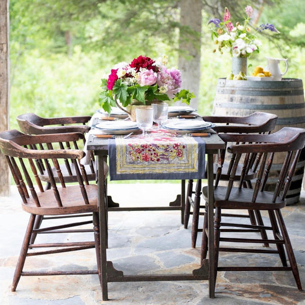 Couleur Nature | Jardi Table Runners, Red & Grey