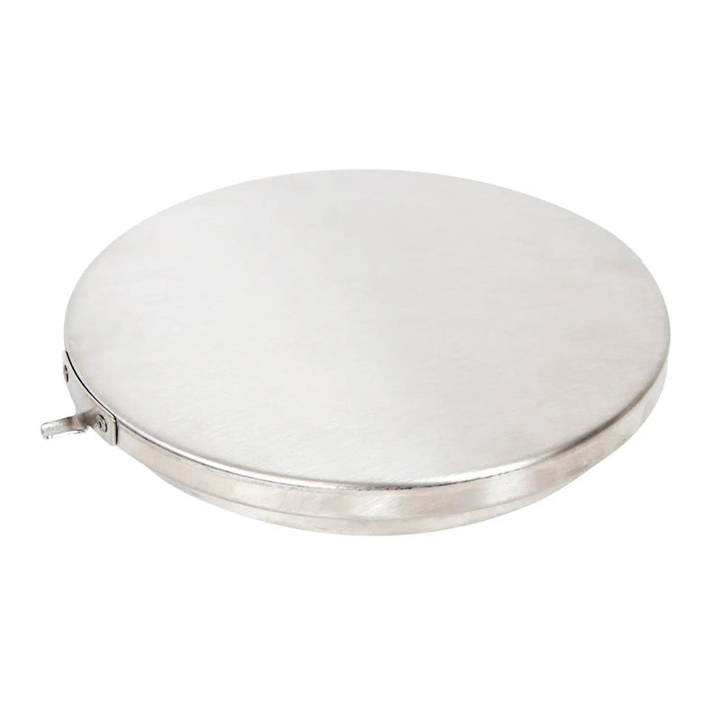 Immergood | Tub Cover for 4qt, 6qt, and 8qt ice cream freezers; a round metal object with a wire, ideal for preserving homemade ice cream.