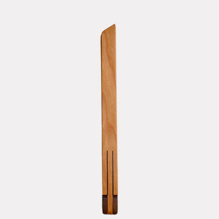Jonathan's Spoons | Inside-Out® Tongs - Mini - 9, crafted from cherry wood, with a sleek design for easy food handling and fold-flat storage.