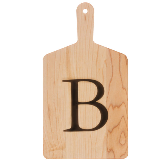 J.K. Adams | Monogrammed Maple Cheese Board, Letter N