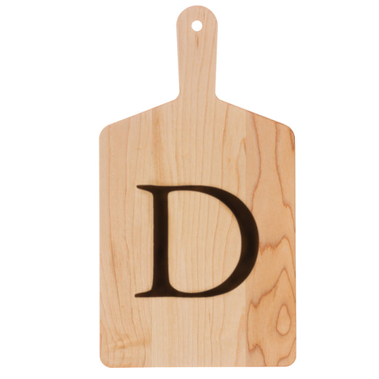 J.K. Adams | Monogrammed Maple Cheese Board, Letter N