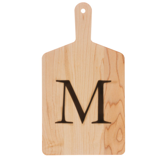 J.K. Adams | Monogrammed Maple Cheese Board, Letter N