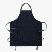 Hedley & Bennett Essential Apron, Jack Navy Denim — front view