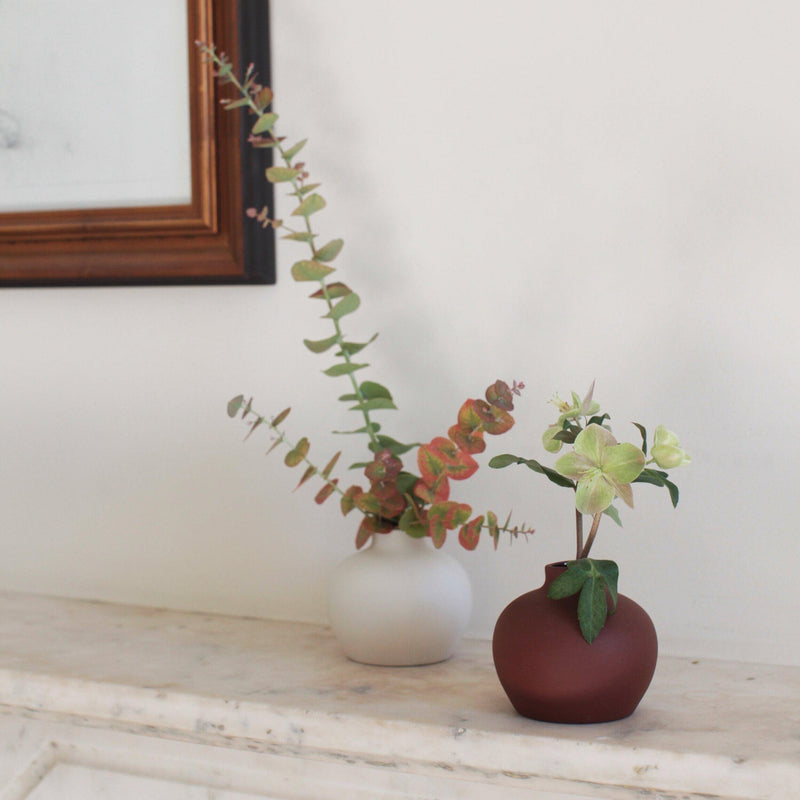 The Floral Society | Ceramic Blossom Vase, Wide