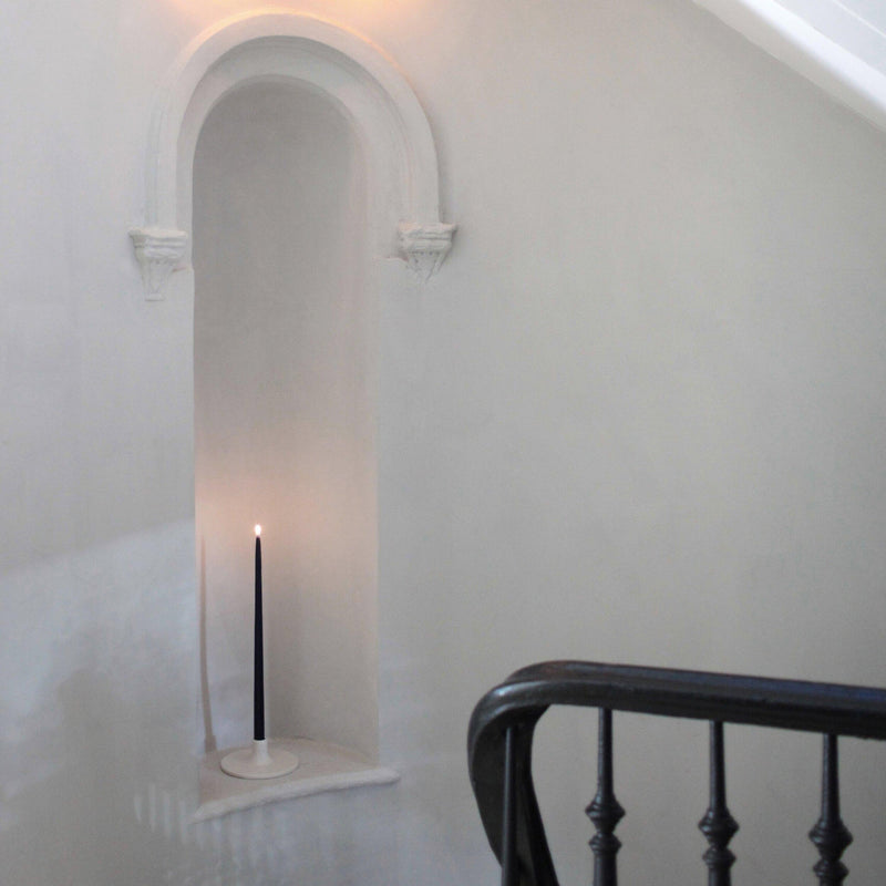 The Floral Society | Candle Holders, Wide, Smoke