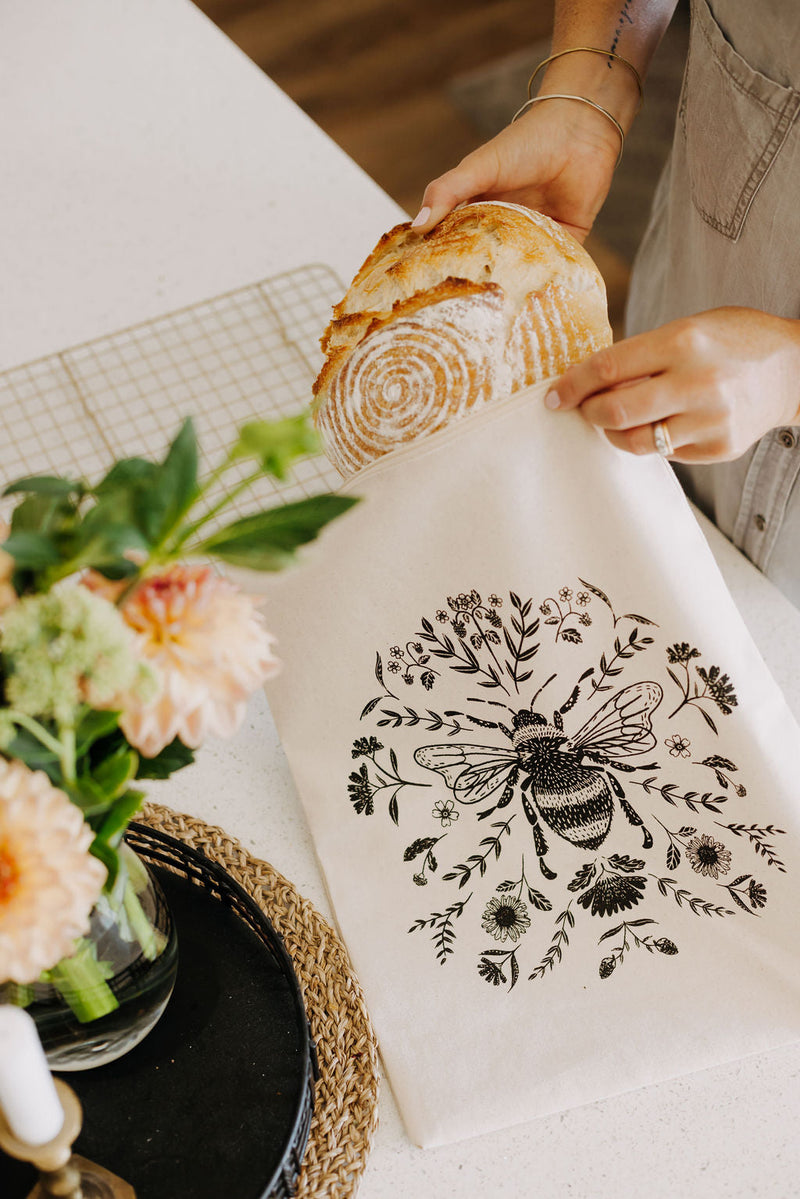 Your Green Kitchen | Folk Bird fabric bowl covers |