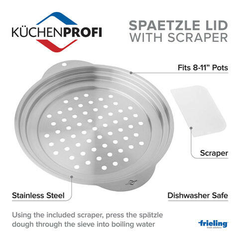 Küchenprofi| Spaetzle Lid + Scraper.