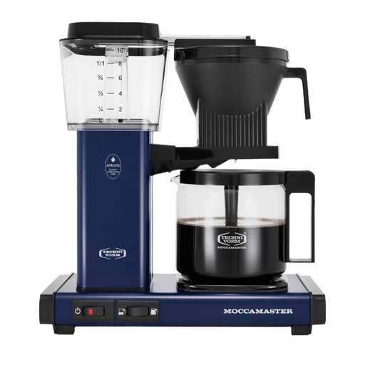 Moccamaster | KBGV Select Coffee Brewers - Terracotta with selector switch for half or full carafe, featuring automatic brew basket and independent hotplate for optimal coffee temperature.