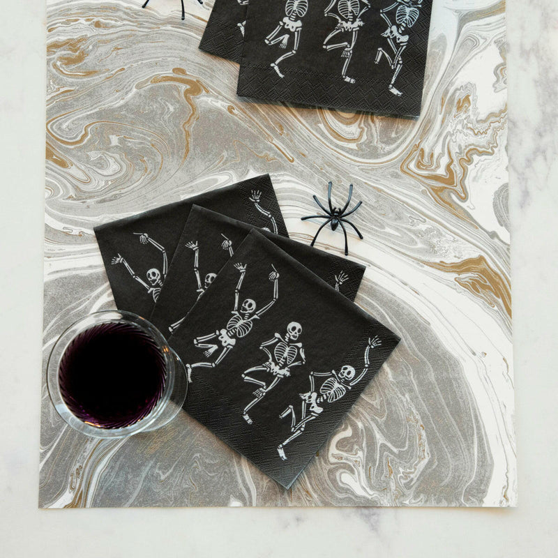 Spiderweb Table Runner from Hester & Cook's Halloween Collection, perfect for adding a spooky touch to your festive table setting.