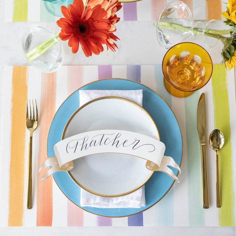 Hester & Cook | Classic Gold Banner Table Accent