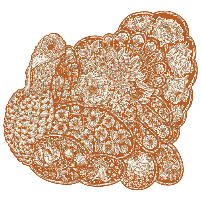 Hester & Cook | Die Cut Harvest Turkey Placemat.