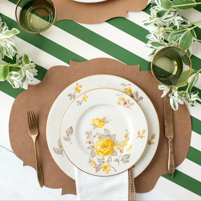 Hester & Cook | Die Cut Kraft French Frame Placemat