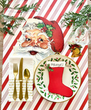 Hester & Cook | Die Cut Santa Placemat.