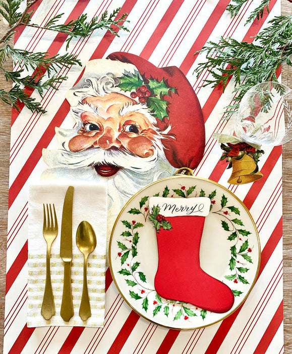 Hester & Cook | Die Cut Santa Placemat.