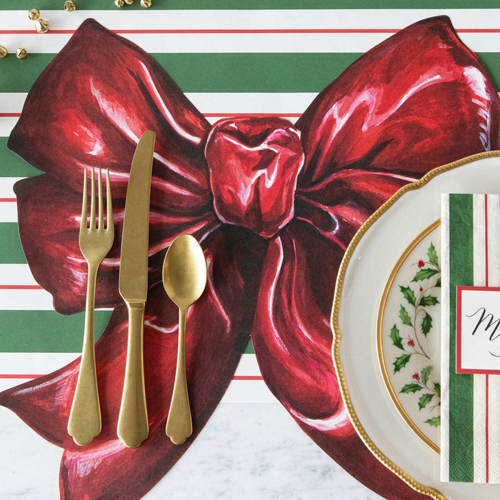 Hester & Cook | Die-Cut Bow Placemat.