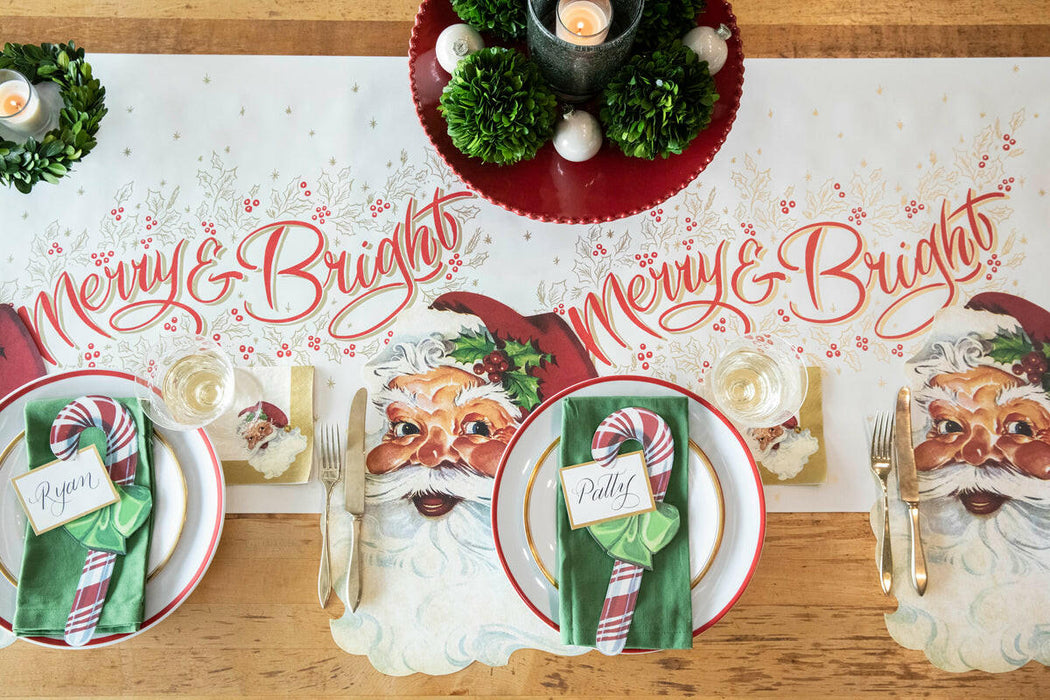 Hester & Cook | Die Cut Santa Placemat.