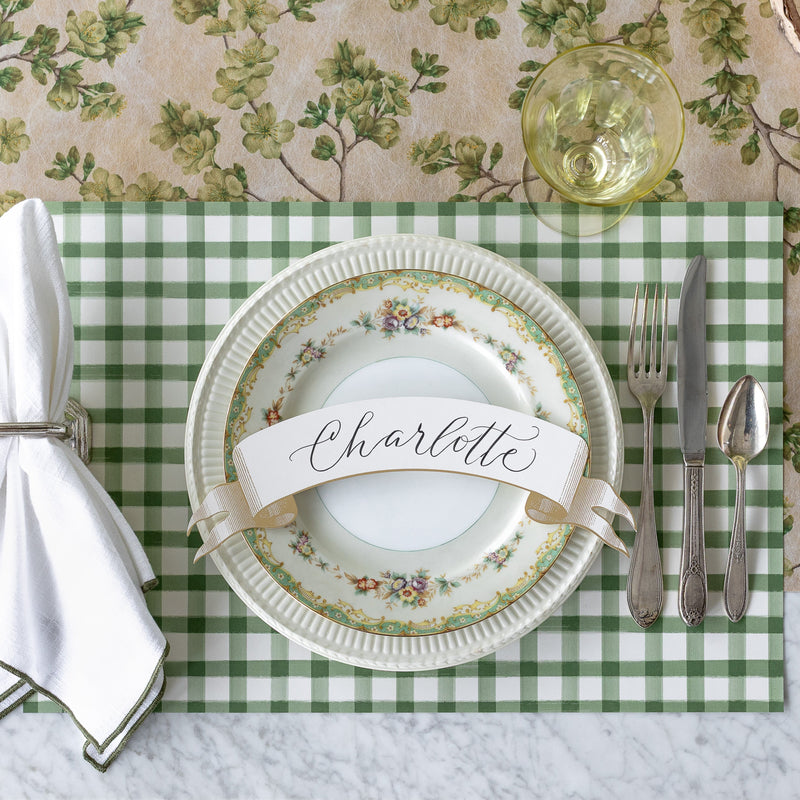 Hester & Cook | Classic Gold Banner Table Accent