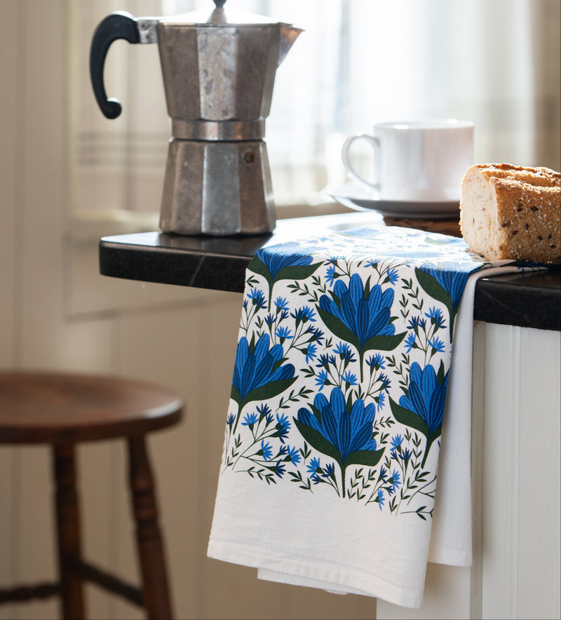 HAZELMADE | Blue Gentian Tea Towel