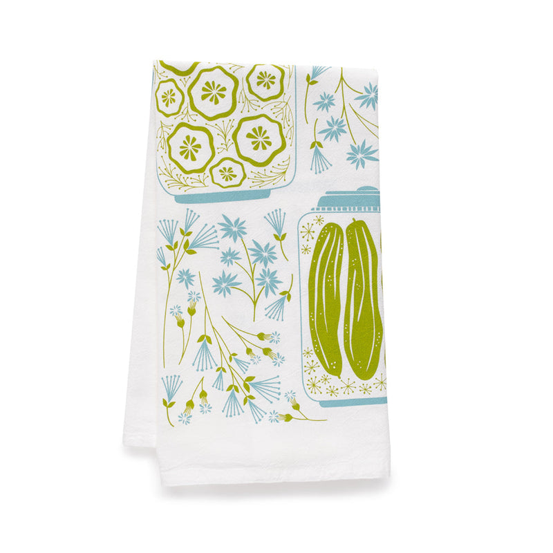 HAZELMADE | Pickles + Petals Tea Towel