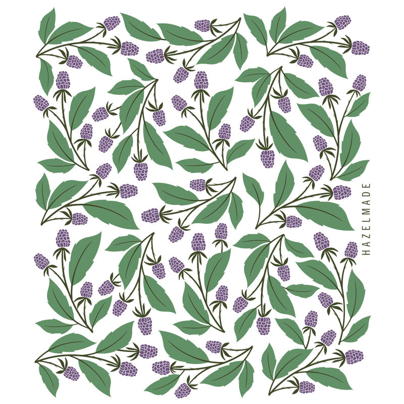 HAZELMADE | Blackberries Tea Towel