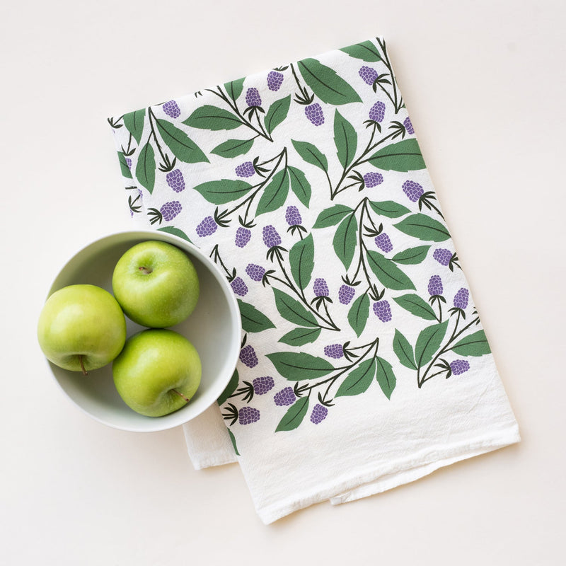 HAZELMADE | Blackberries Tea Towel