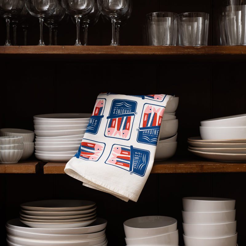HAZELMADE | Sardines Tea Towel