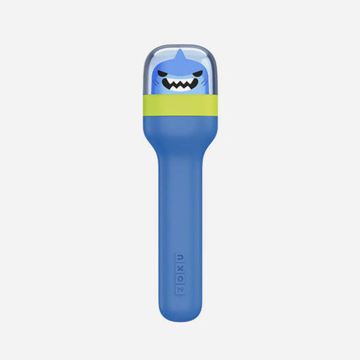 Zoku | Kids Pocket Utensils - Shark set includes a fork, spoon, and knife in a compact travel case, ideal for kids' lunchboxes.