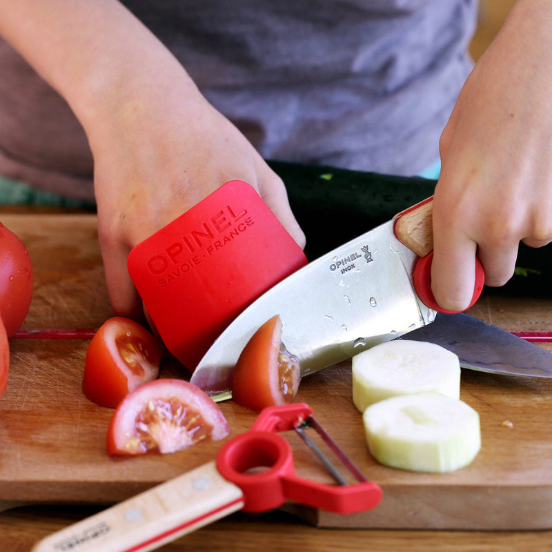 Opinel | Le Petit Chef 3pc Knife Set, Green