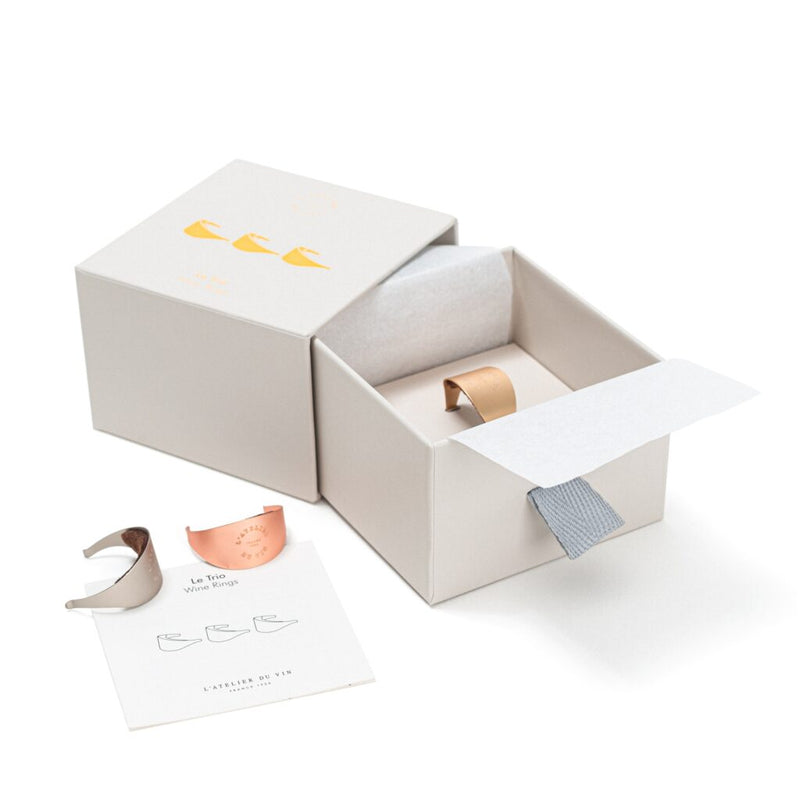 L'Atelier du Vin - USA | Drop Stopper, LE TRIO WINE RINGS