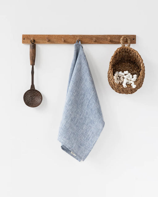 MagicLinen | Linen Tea Towels - Forest Green, a durable, absorbent kitchen accessory with a handy loop for easy hanging, perfect for enhancing your kitchen's style and functionality.