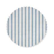 Seascape Blue Original Flat Plate Liner showcasing intricate pattern, ideal for enhancing kitchen aesthetics, from Athens Cooks' curated collection.