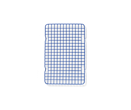 Great Jones | Little Chill - Blueberry cooling rack, designed for uniform cooling, fits quarter-sized sheet pans, perfect for baking cookies or frying chicken.