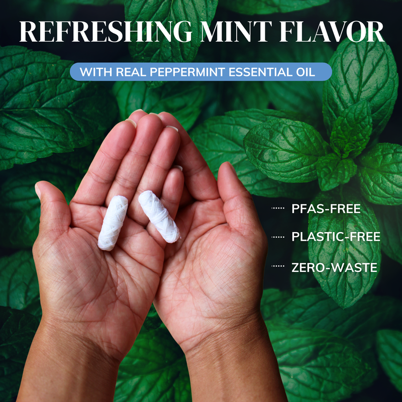 MABLE | Silk Dental Floss Refill, 2 Pack