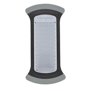 Microplane | Bowl Graters, Fine: A slim, handheld kitchen grater with a serrated stainless-steel surface, designed for efficient zesting and grating over mixing bowls.