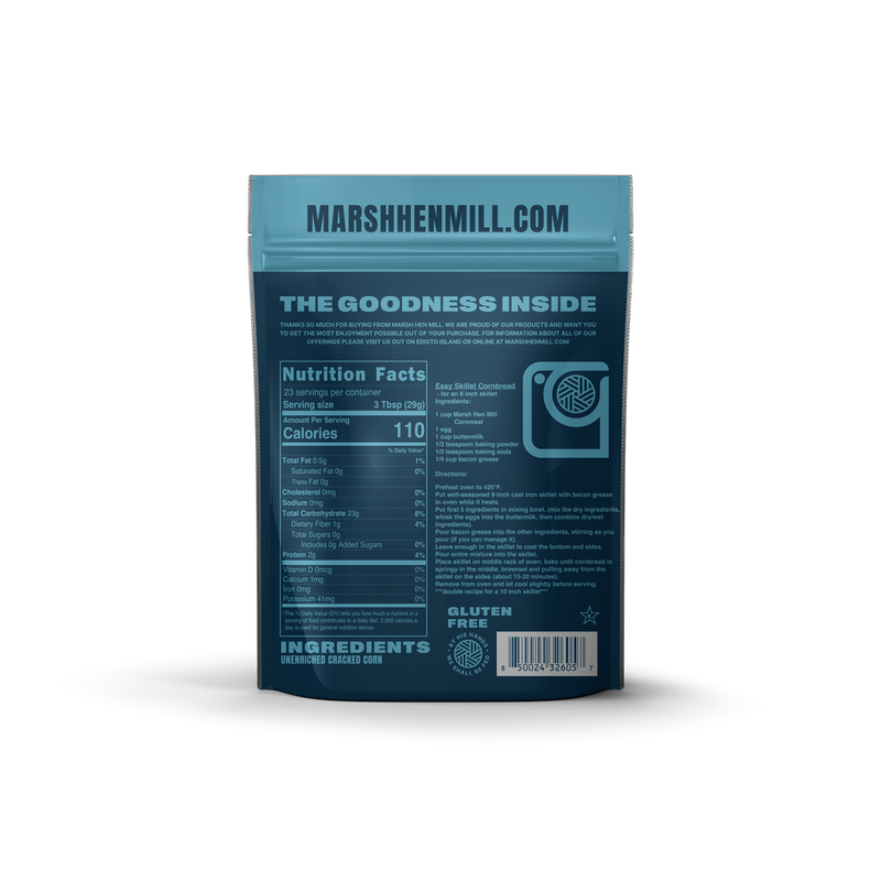 Marsh Hen Mill | Stone Ground Sea Island Blue Cornmeal