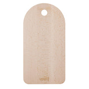 Opinel | Medium Beech Wood Cutting Board with a hole, designed for versatile kitchen use, ideal for food prep and serving, crafted in collaboration with Swiss designers.