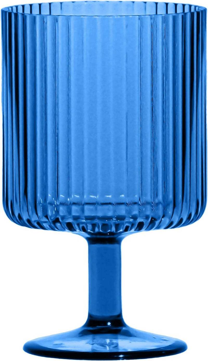 TarHong | Mesa Stacking Goblet - Pink, an acrylic stemware piece designed for shatterproof, durable use, ideal for outdoor or poolside entertaining.