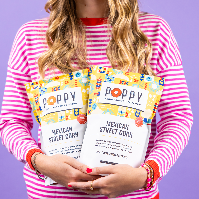 Poppy Handcrafted Popcorns | White Cheddar