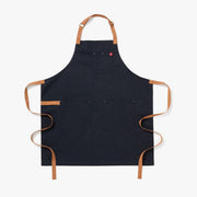 Hedley & Bennett Essential Apron, Midnight Blue — front view
