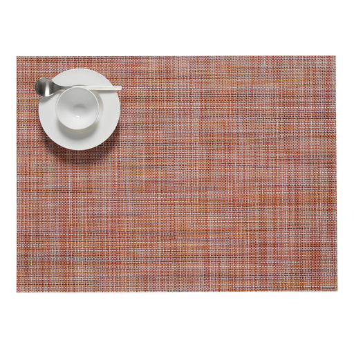 Chilewich Mini Basketweave Placemat in Cinnamon, 14 by 19 inches