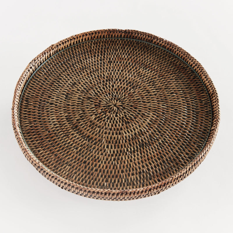 Napa Home & Garden | Burma Rattan Serving Stand, Brown